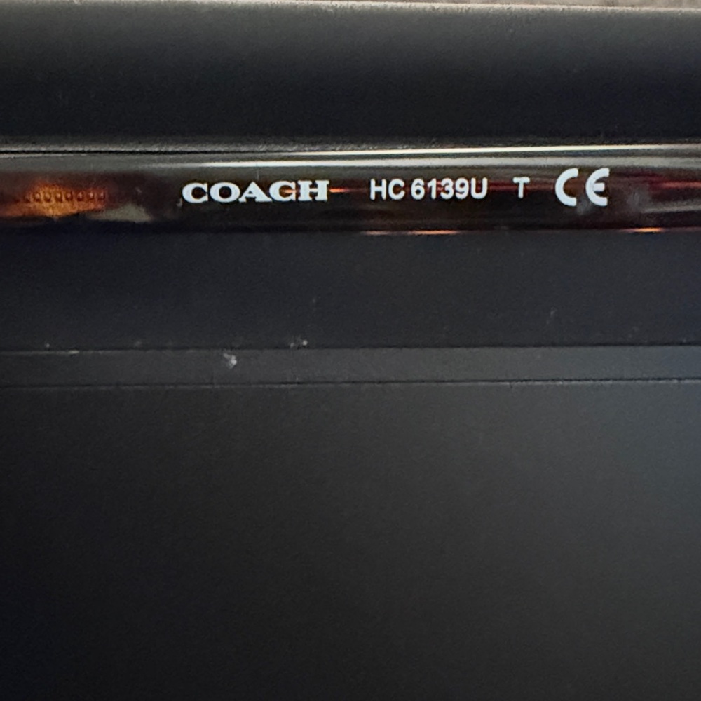 Coach Tortoiseshell Brown Rectangular Eyeglasses - image 2